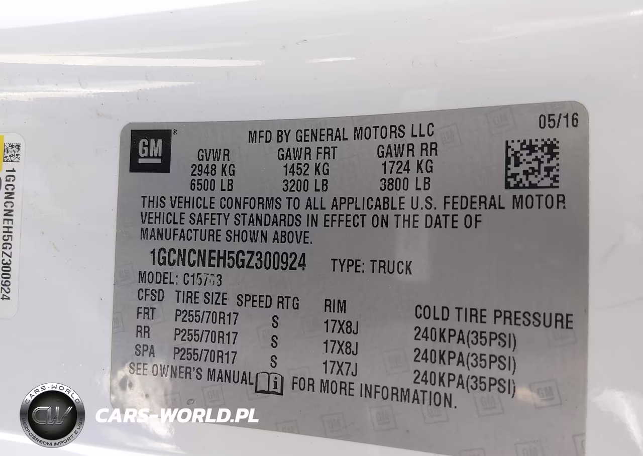2016 Chevrolet Silverado 1500 Work Truck VIN:1GCNCNEH5GZ300924 - 9