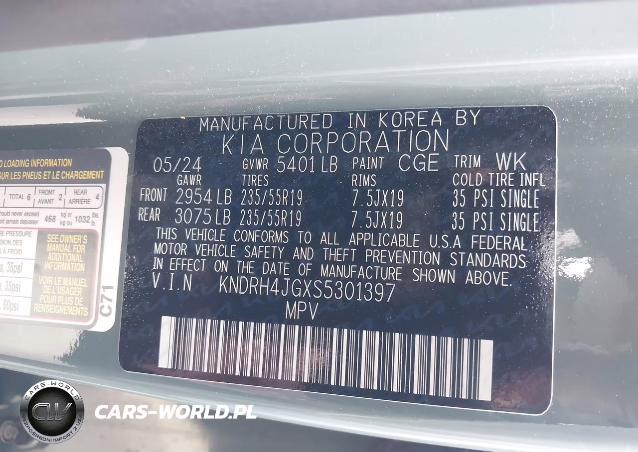 2025 Kia Sorento Hybrid Ex VIN:KNDRH4JGXS5301397 - 9