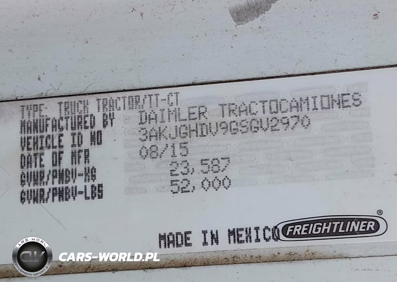 2016 Freightliner Cascadia 113 VIN:3AKJGHDV9GSGV2970 - 8