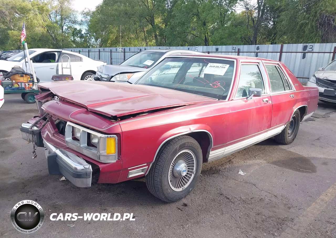 1991 Ford Crown Victoria Lx VIN:2FACP74F9MX150654 - 2