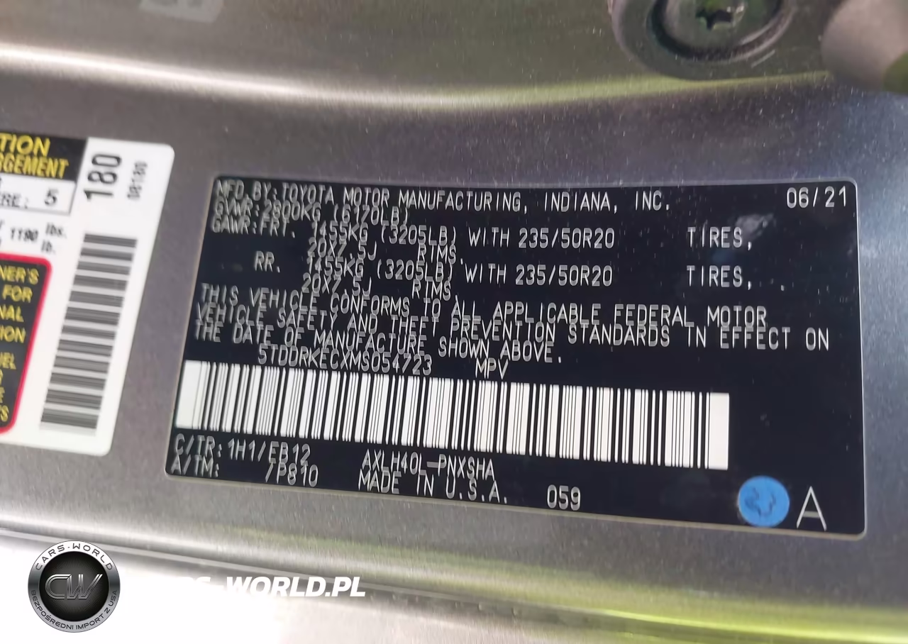2021 Toyota Sienna Xse VIN:5TDDRKECXMS054723 - 9
