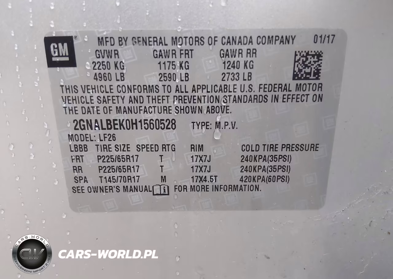 2017 Chevrolet Equinox Ls VIN:2GNALBEK0H1560528 - 9