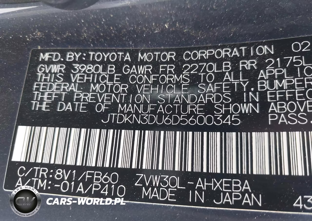 2013 Toyota Prius Three VIN:JTDKN3DU6D5600345 - 9