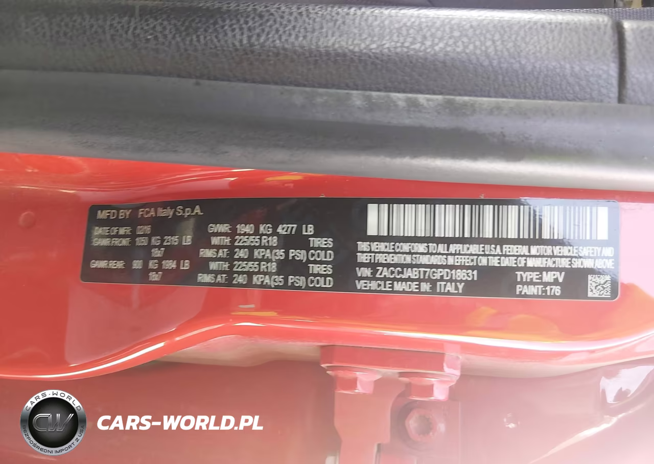 2016 Jeep Renegade Latitude VIN:ZACCJABT7GPD18631 - 9