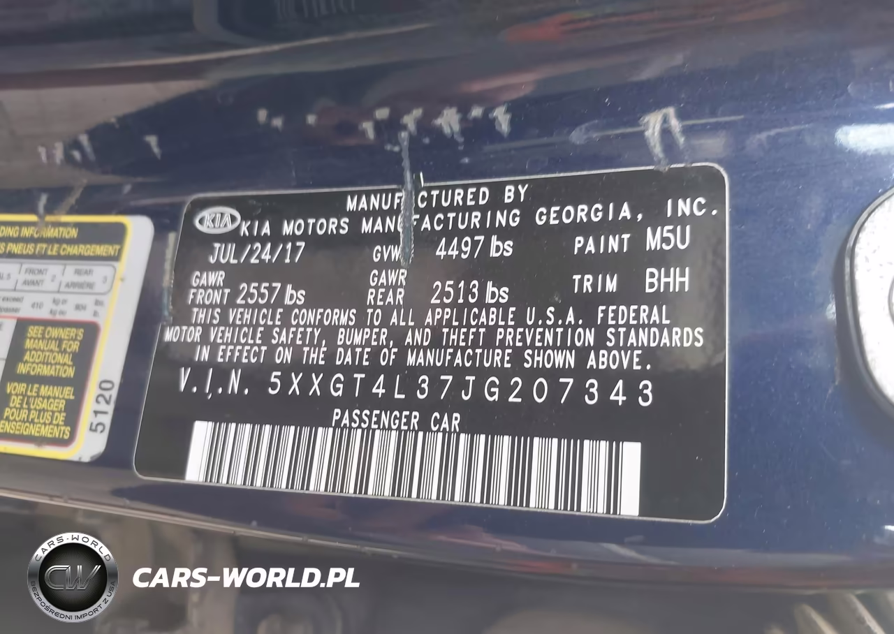 2018 Kia Optima Lx VIN:5XXGT4L37JG207343 - 9