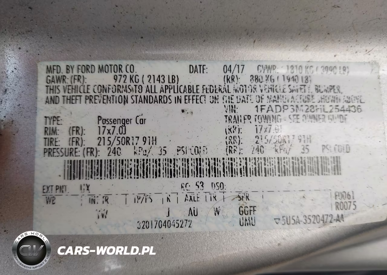 2017 Ford Focus Sel VIN:1FADP3M28HL254436 - 9