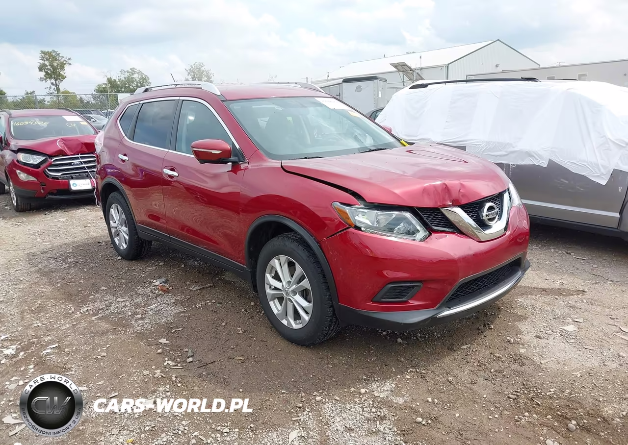 2015 Nissan Rogue Sv VIN:KNMAT2MV7FP508611 - 1