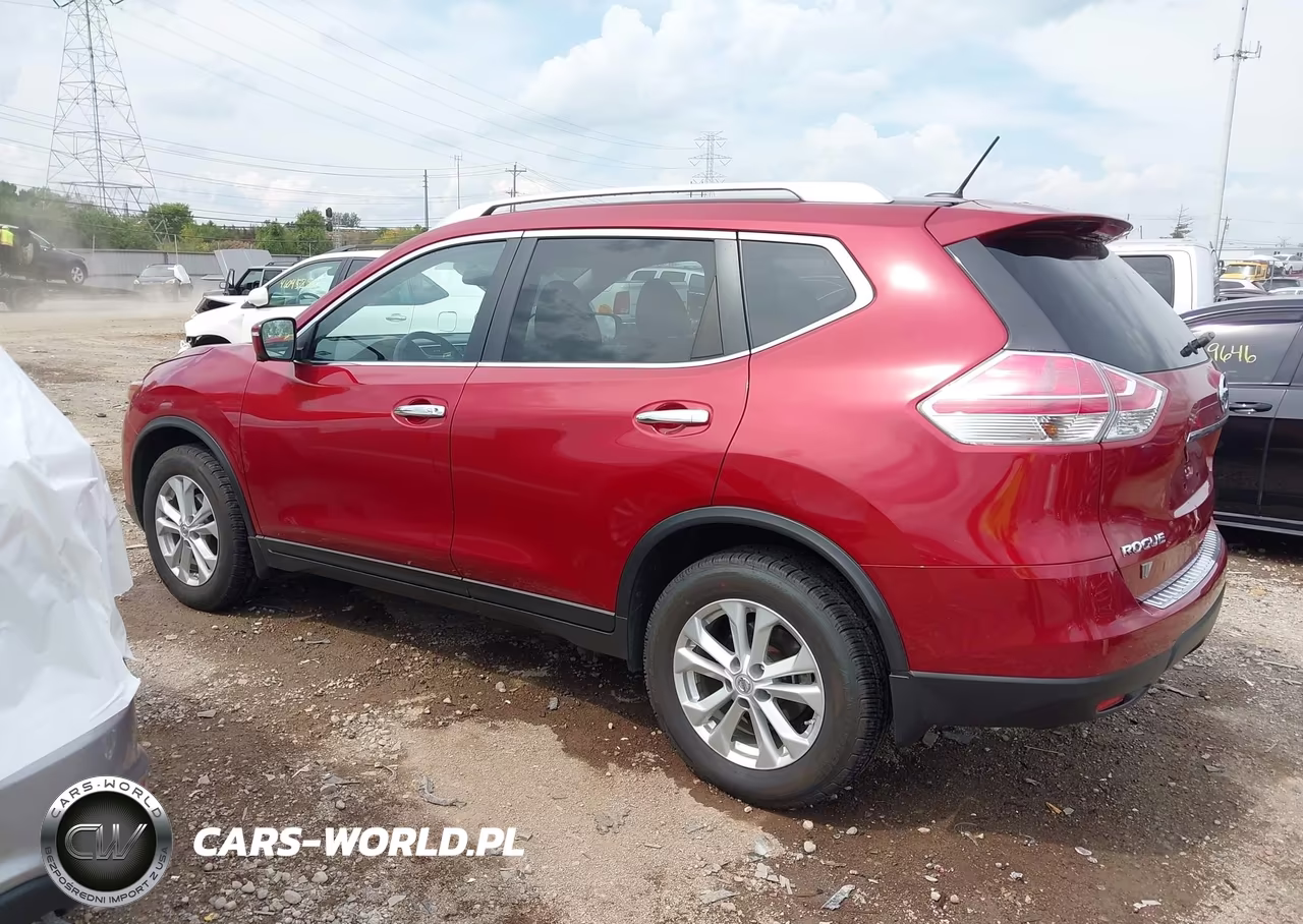 2015 Nissan Rogue Sv VIN:KNMAT2MV7FP508611 - 14