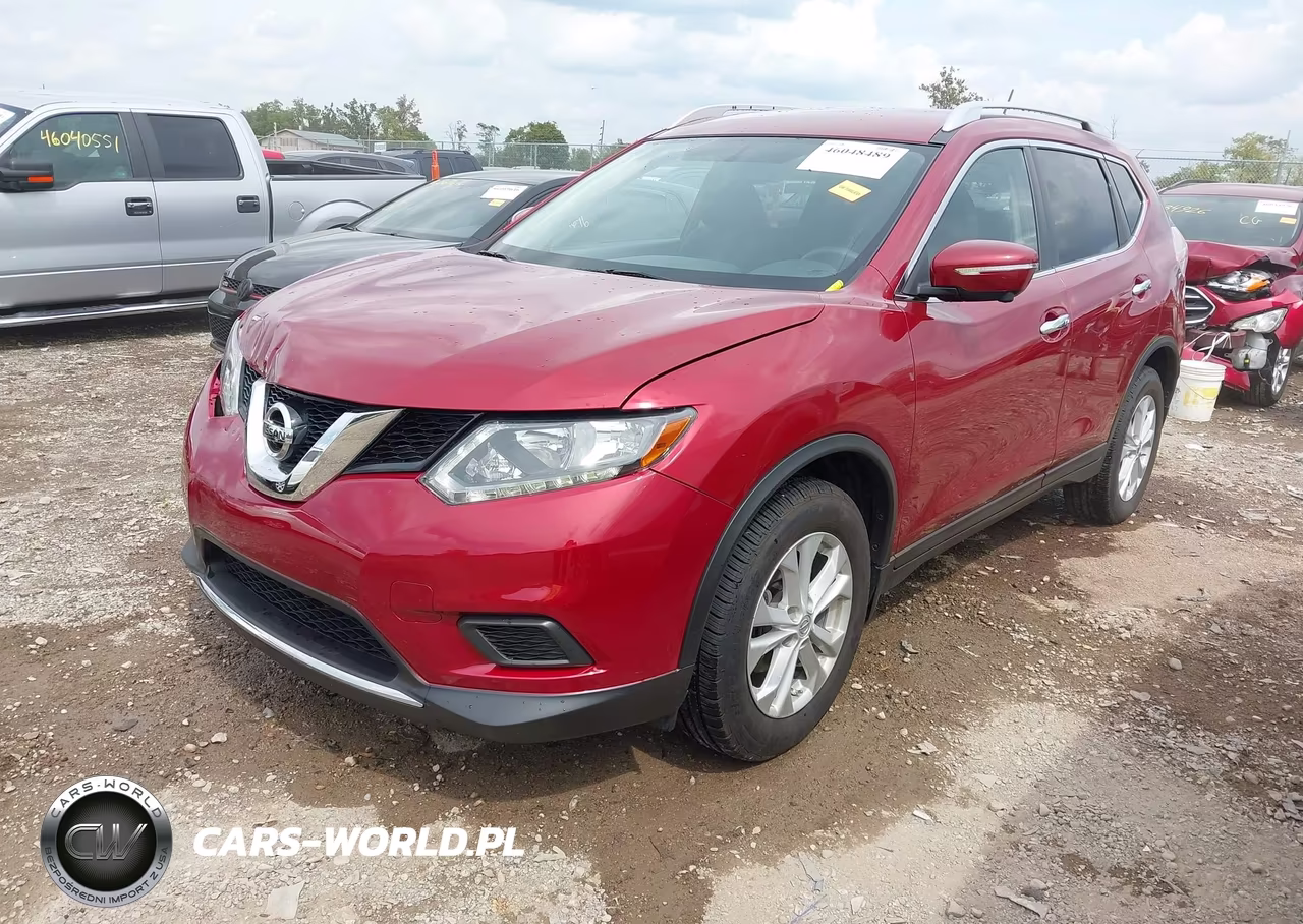 2015 Nissan Rogue Sv VIN:KNMAT2MV7FP508611 - 2