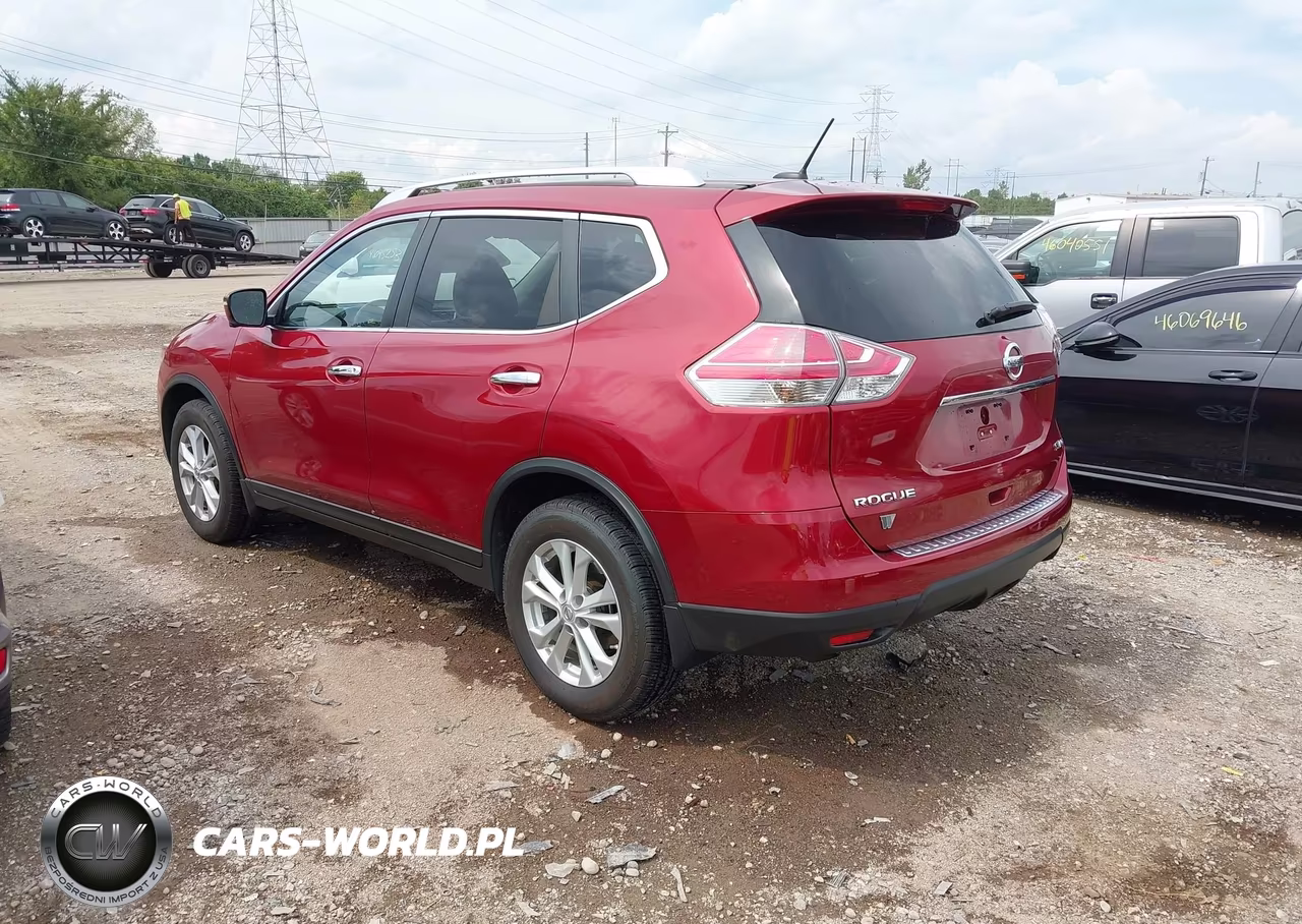 2015 Nissan Rogue Sv VIN:KNMAT2MV7FP508611 - 3