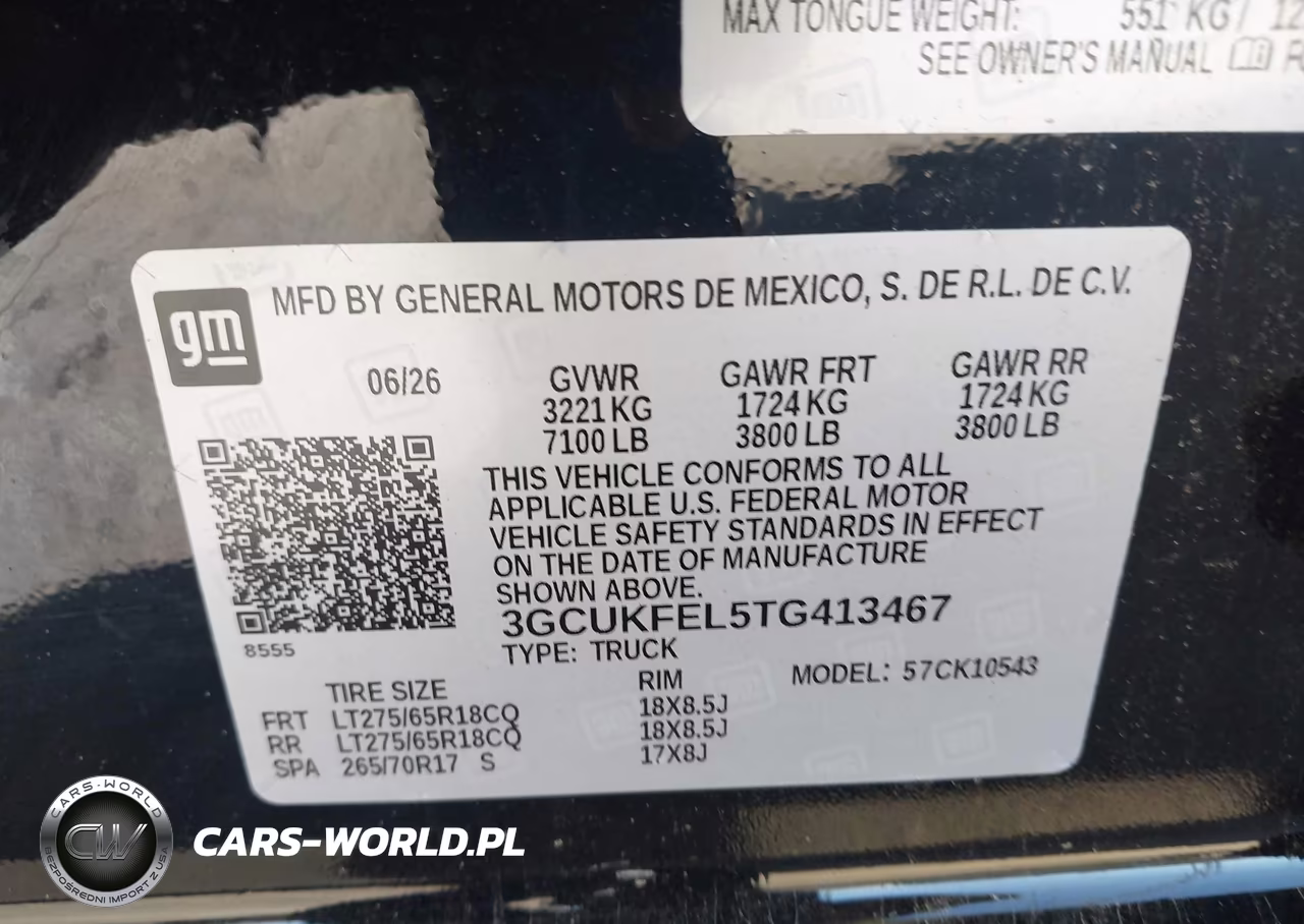 2026 Chevrolet Silverado 1500 VIN:3GCUKFEL5TG413467 - 9