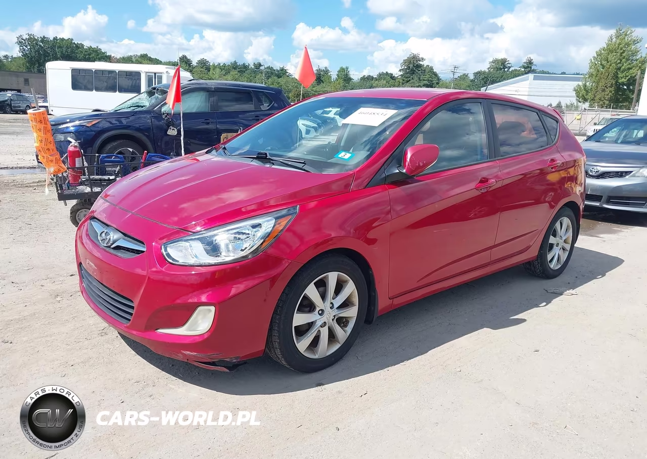 2013 Hyundai Accent Se VIN:KMHCU5AE5DU075103 - 2