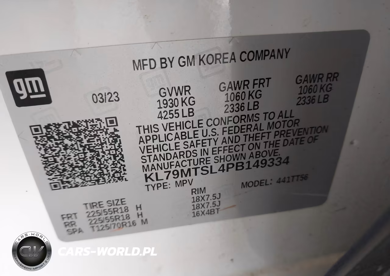 2023 Chevrolet Trailblazer Fwd Rs VIN:KL79MTSL4PB149334 - 9