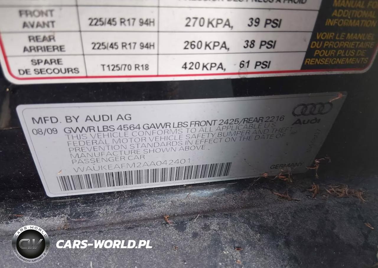 2010 Audi A3 2.0T Premium VIN:WAUKEAFM2AA042401 - 9