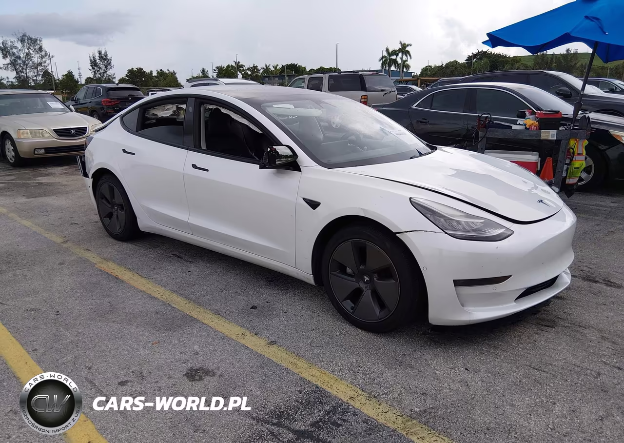 2021 Tesla Model 3 Standard Range Plus Rear-Wheel Drive VIN:5YJ3E1EA7MF852116 - 1