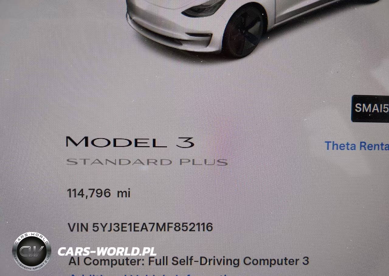 2021 Tesla Model 3 Standard Range Plus Rear-Wheel Drive VIN:5YJ3E1EA7MF852116 - 15