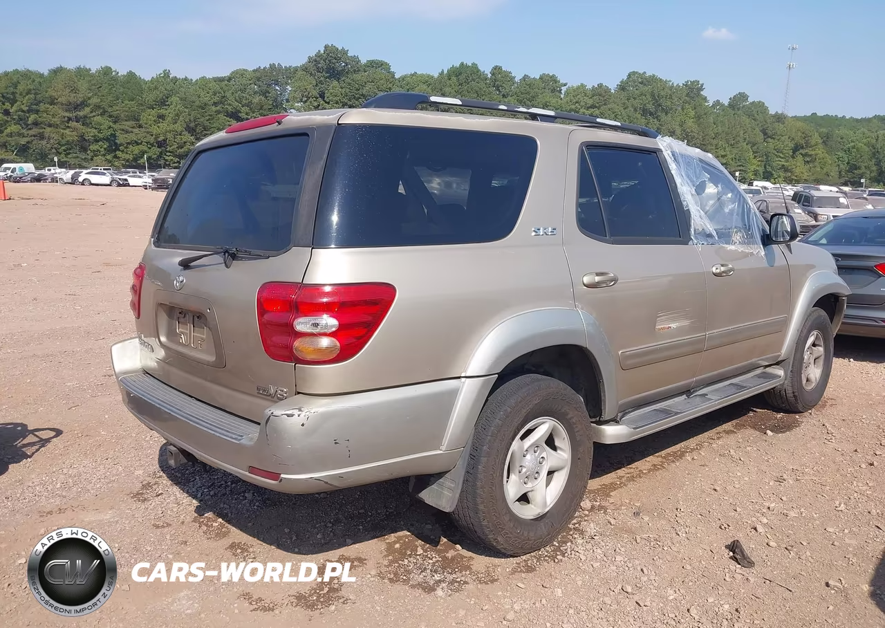 2002 Toyota Sequoia Sr5 V8 VIN:5TDZT34A02S077843 - 4