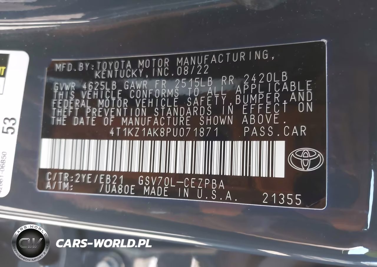 2023 Toyota Camry Trd VIN:4T1KZ1AK8PU071871 - 9