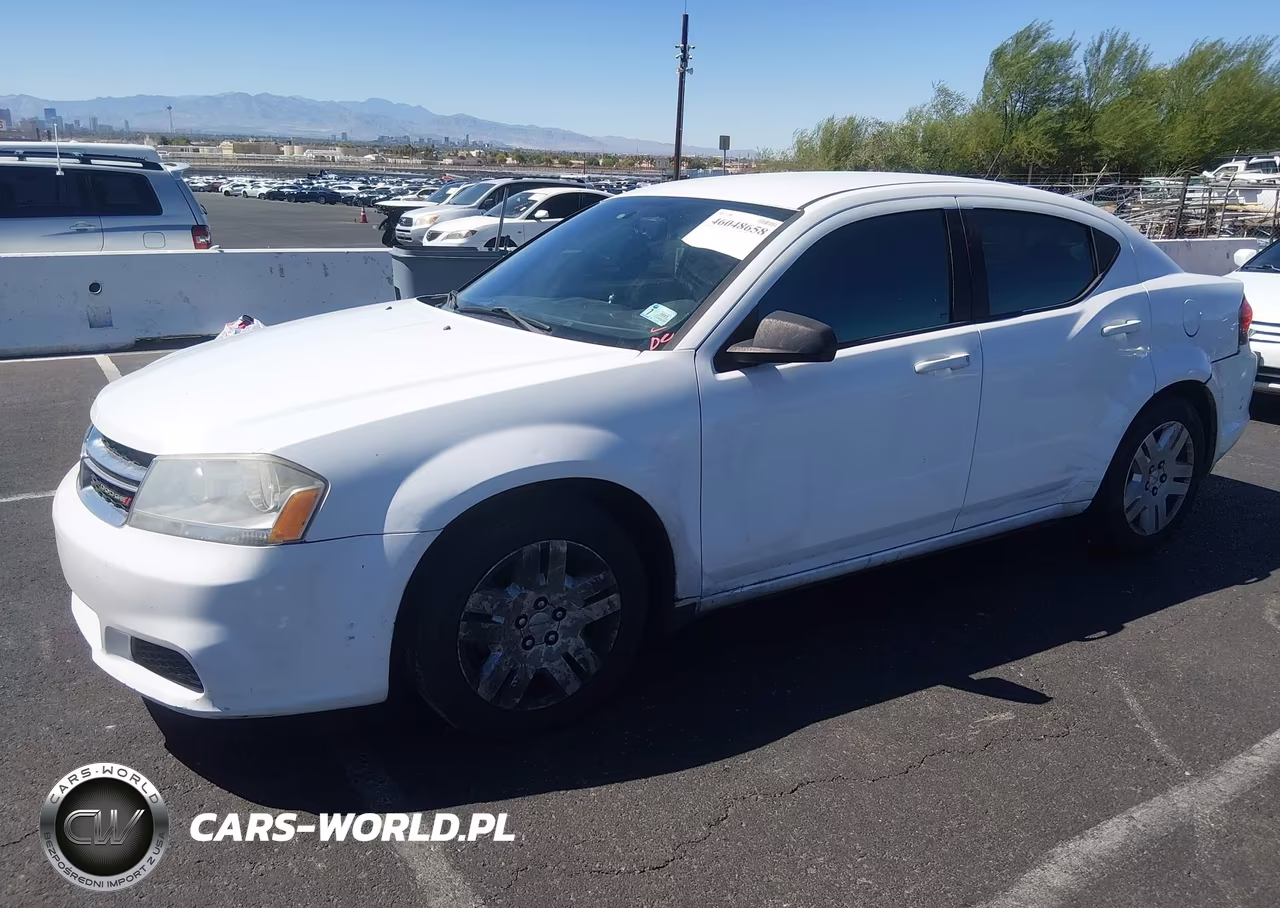 2013 Dodge Avenger Se VIN:1C3CDZAB7DN544708 - 2