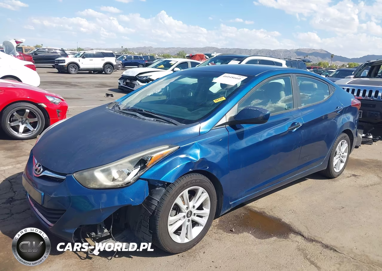 2014 Hyundai Elantra Se VIN:KMHDH4AE4EU115272 - 2