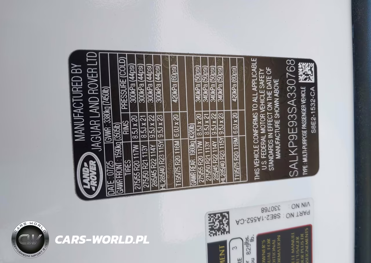 2025 Land Rover Range Rover P530 Se VIN:SALKP9E93SA330768 - 9