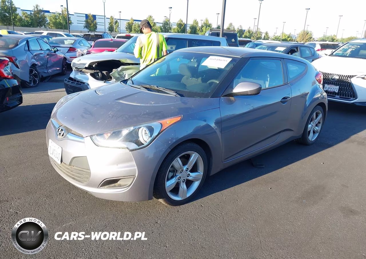 2015 Hyundai Veloster VIN:KMHTC6ADXFU243644 - 2