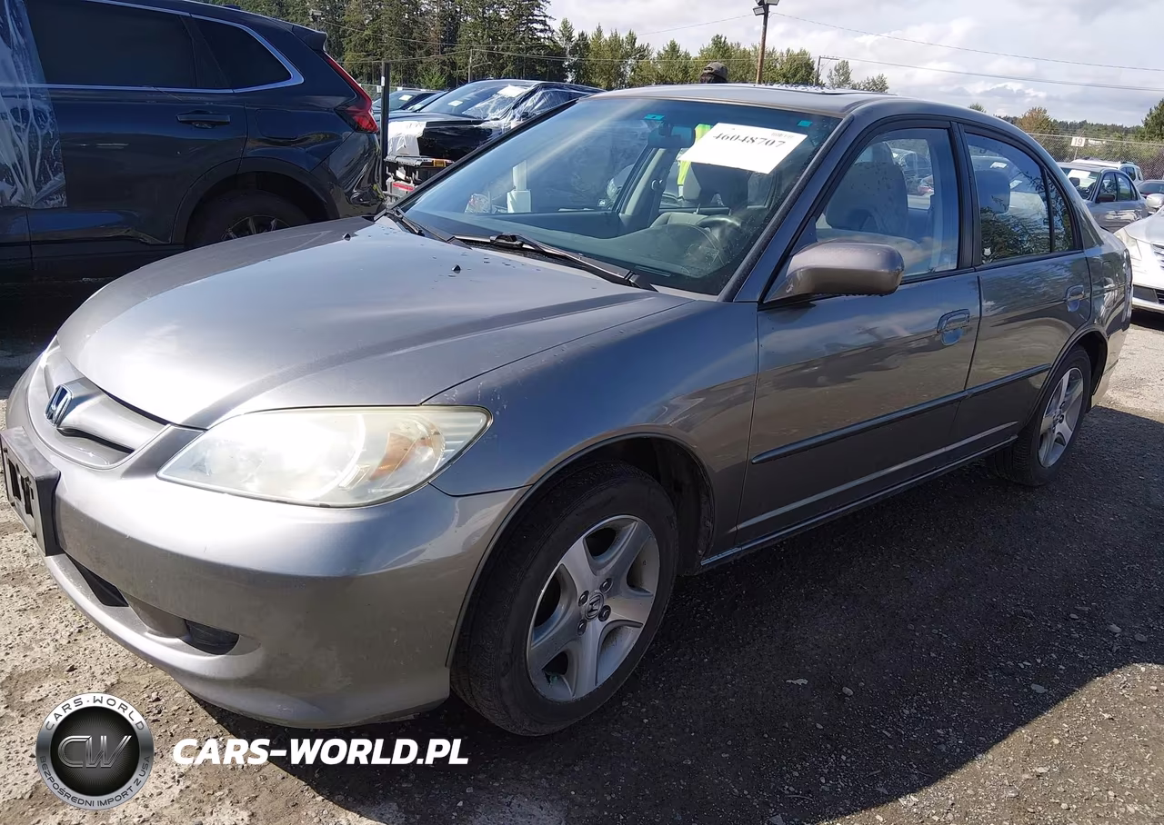 2005 Honda Civic Ex VIN:2HGES26845H572539 - 2