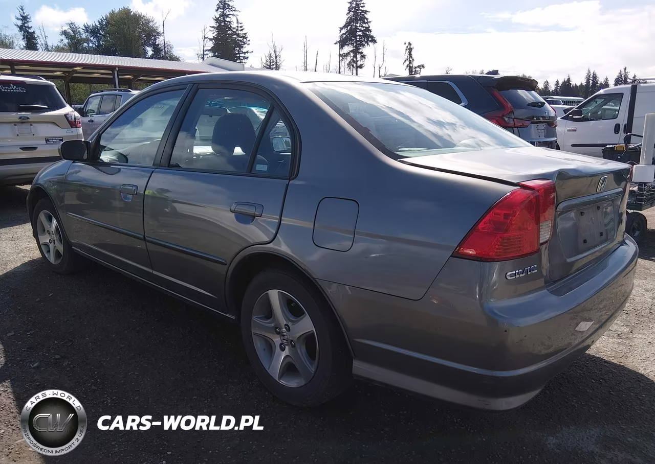 2005 Honda Civic Ex VIN:2HGES26845H572539 - 3