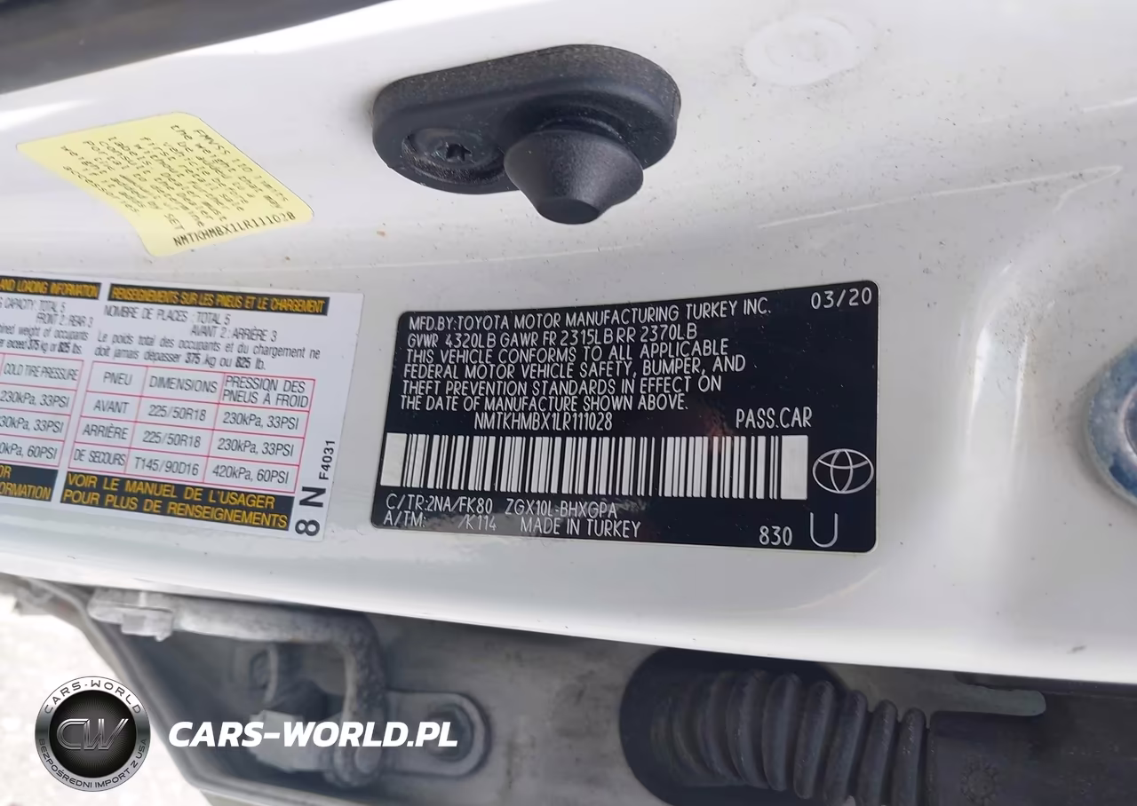 2020 Toyota C-Hr Xle VIN:NMTKHMBX1LR111028 - 9