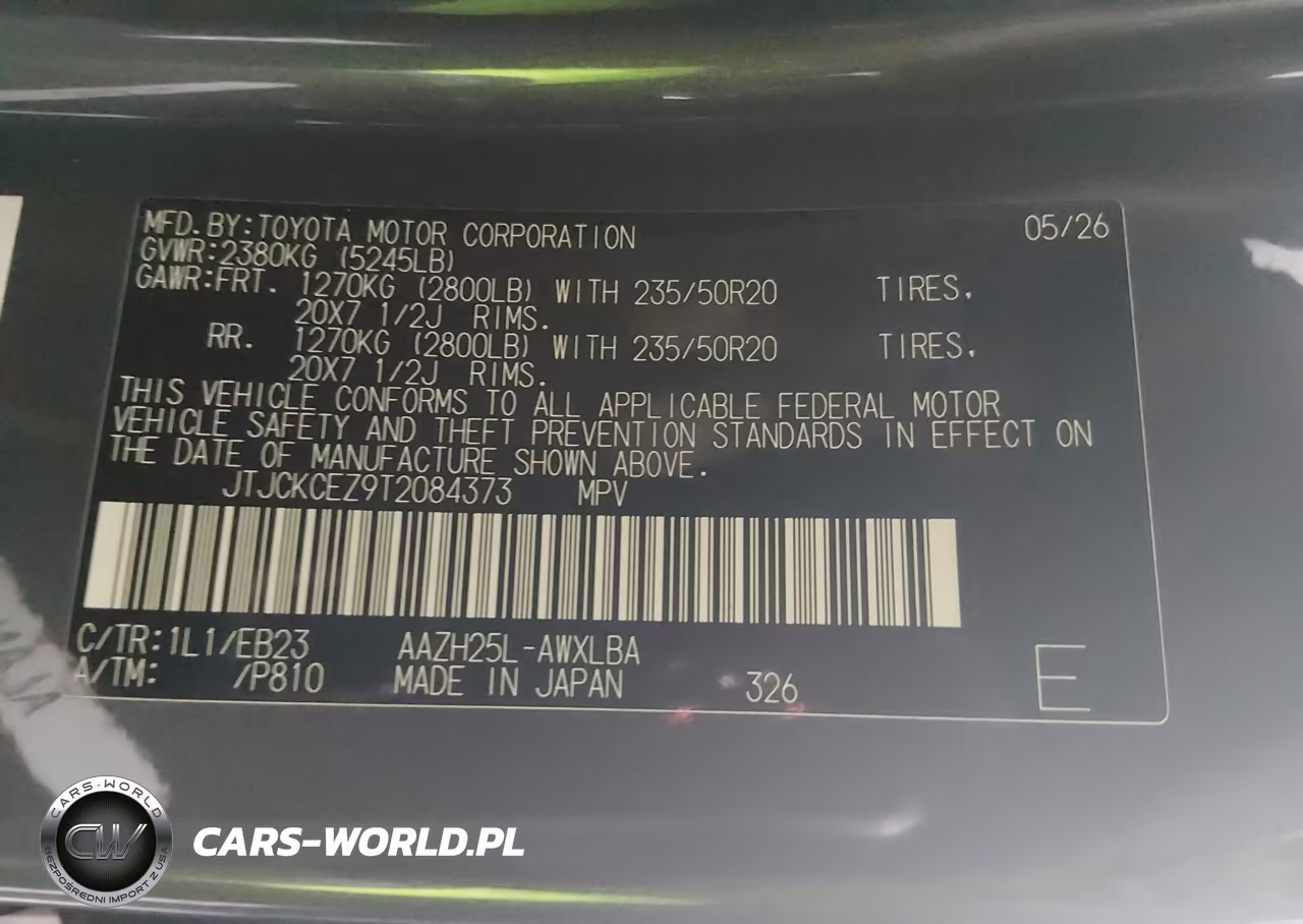 2026 Lexus Nx 350H F Sport Handling VIN:JTJCKCEZ9T2084373 - 9