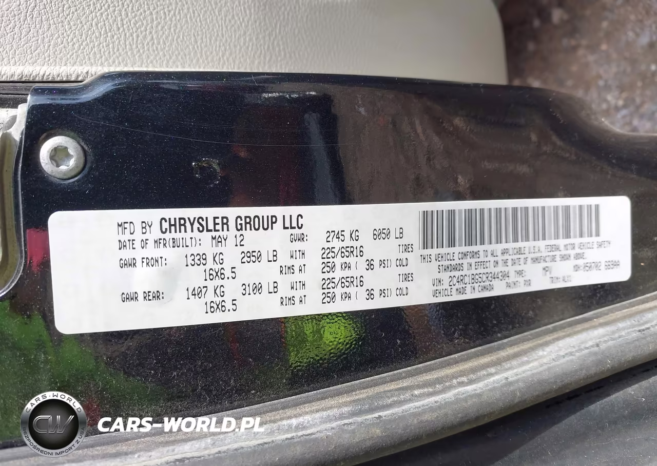 2012 Chrysler Town & Country Touring VIN:2C4RC1BG5CR344304 - 9