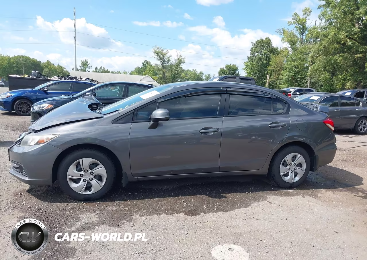 2013 Honda Civic Lx VIN:2HGFB2F54DH585249 - 14