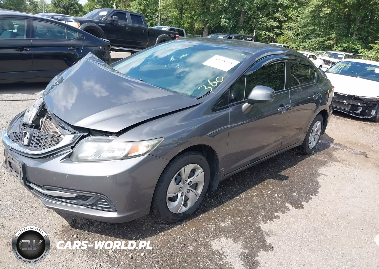 2013 Honda Civic Lx VIN:2HGFB2F54DH585249 - 2