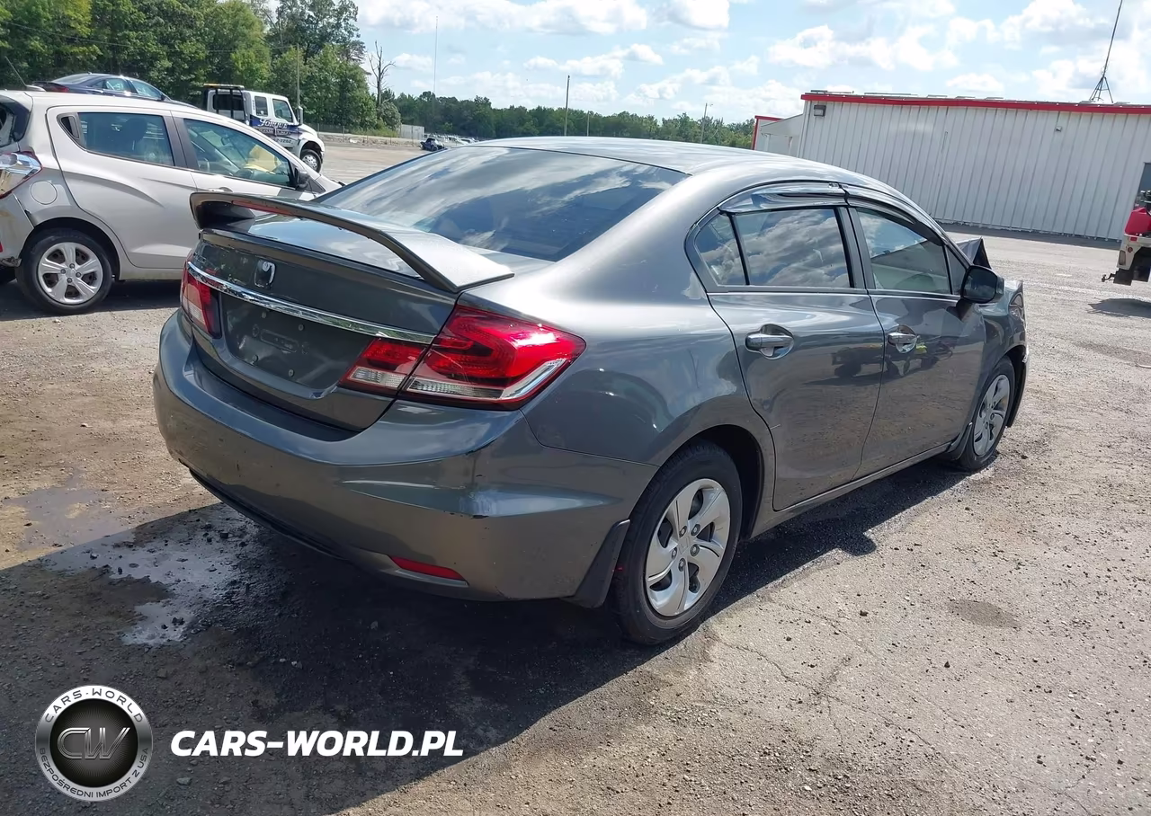 2013 Honda Civic Lx VIN:2HGFB2F54DH585249 - 4