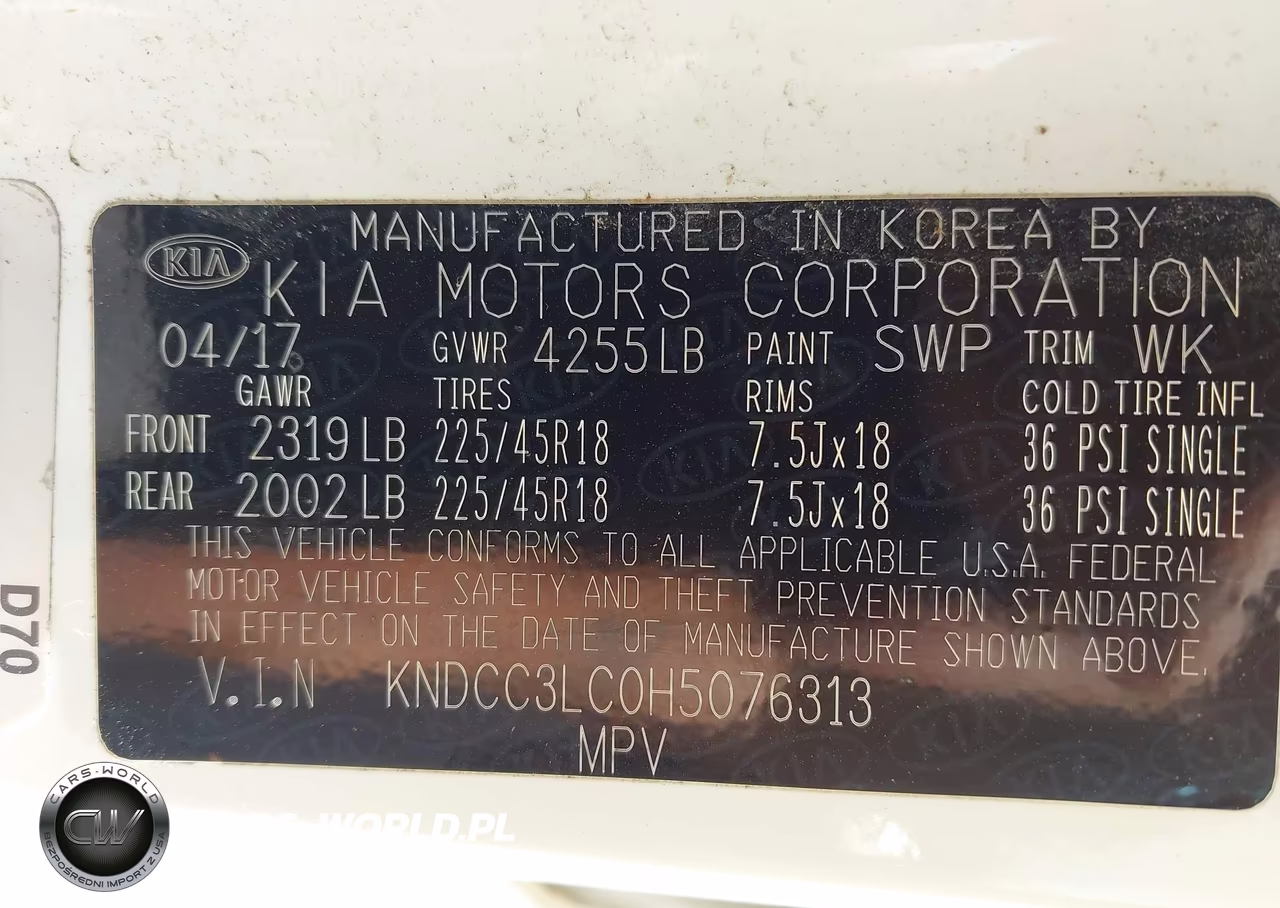2017 Kia Niro Ex VIN:KNDCC3LC0H5076313 - 9
