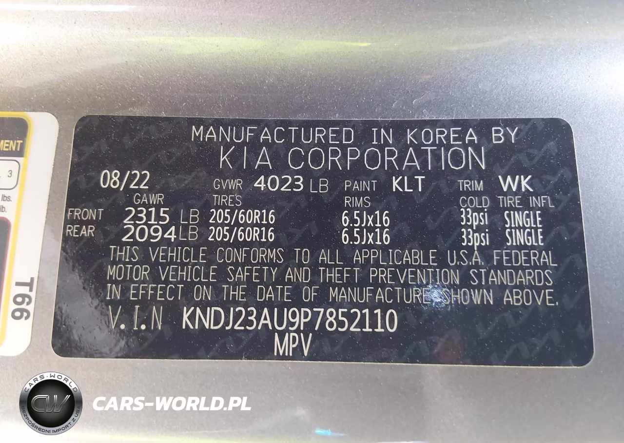 2023 Kia Soul Lx VIN:KNDJ23AU9P7852110 - 9