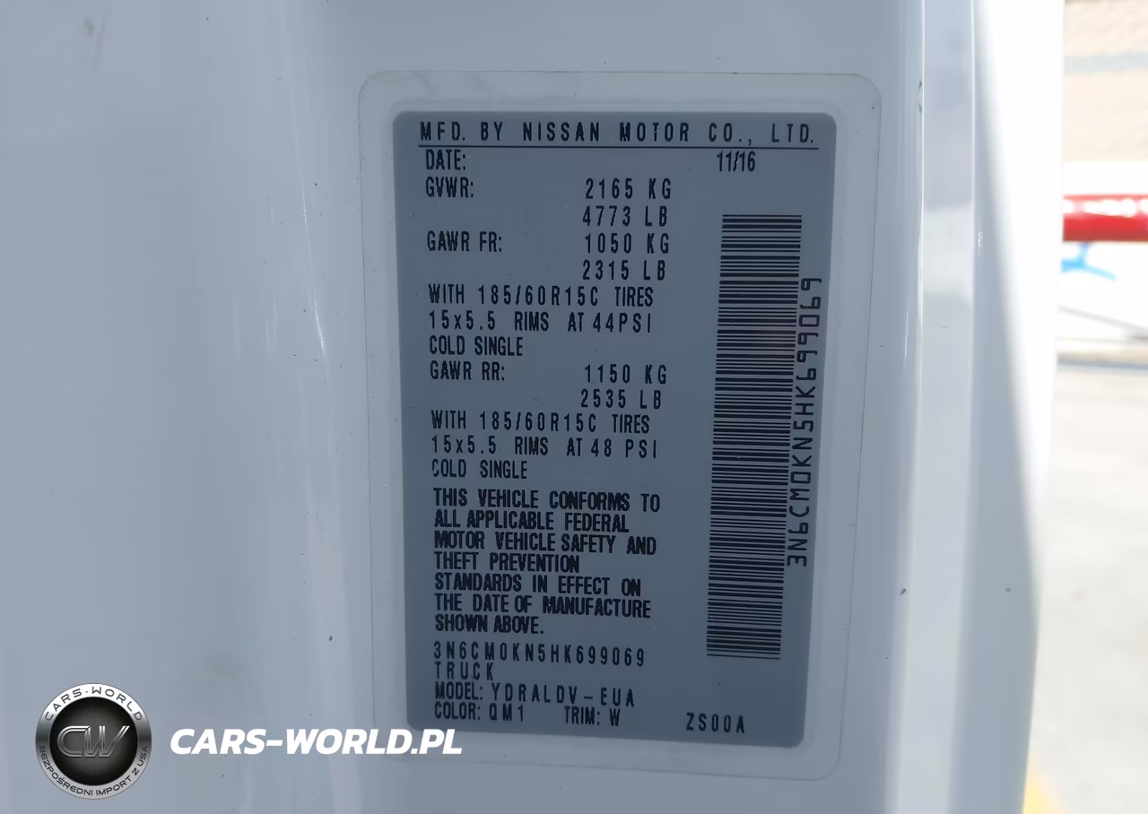 2017 Nissan Nv200 S VIN:3N6CM0KN5HK699069 - 9