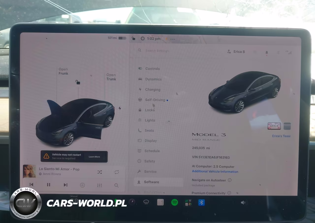 2018 Tesla Model 3 Long Range-Mid Range VIN:5YJ3E1EA6JF163163 - 7