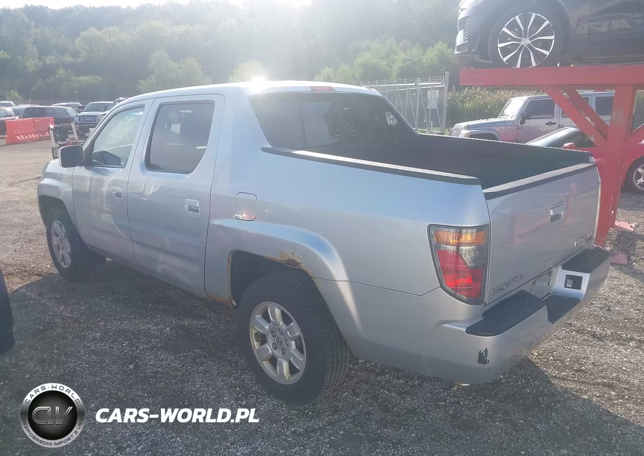 2007 Honda Ridgeline Rtl VIN:2HJYK16507H516172 - 3