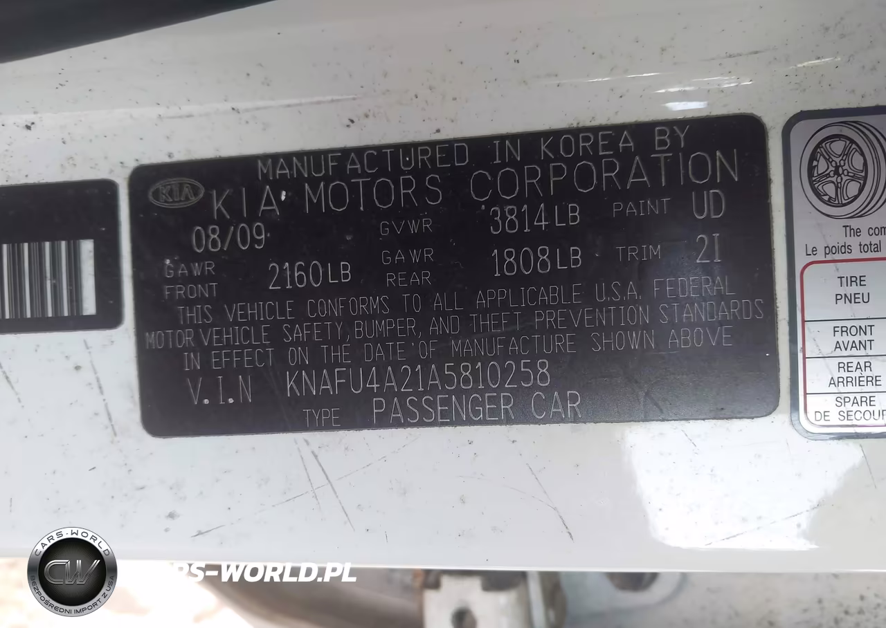 2010 Kia Forte Ex VIN:KNAFU4A21A5810258 - 9