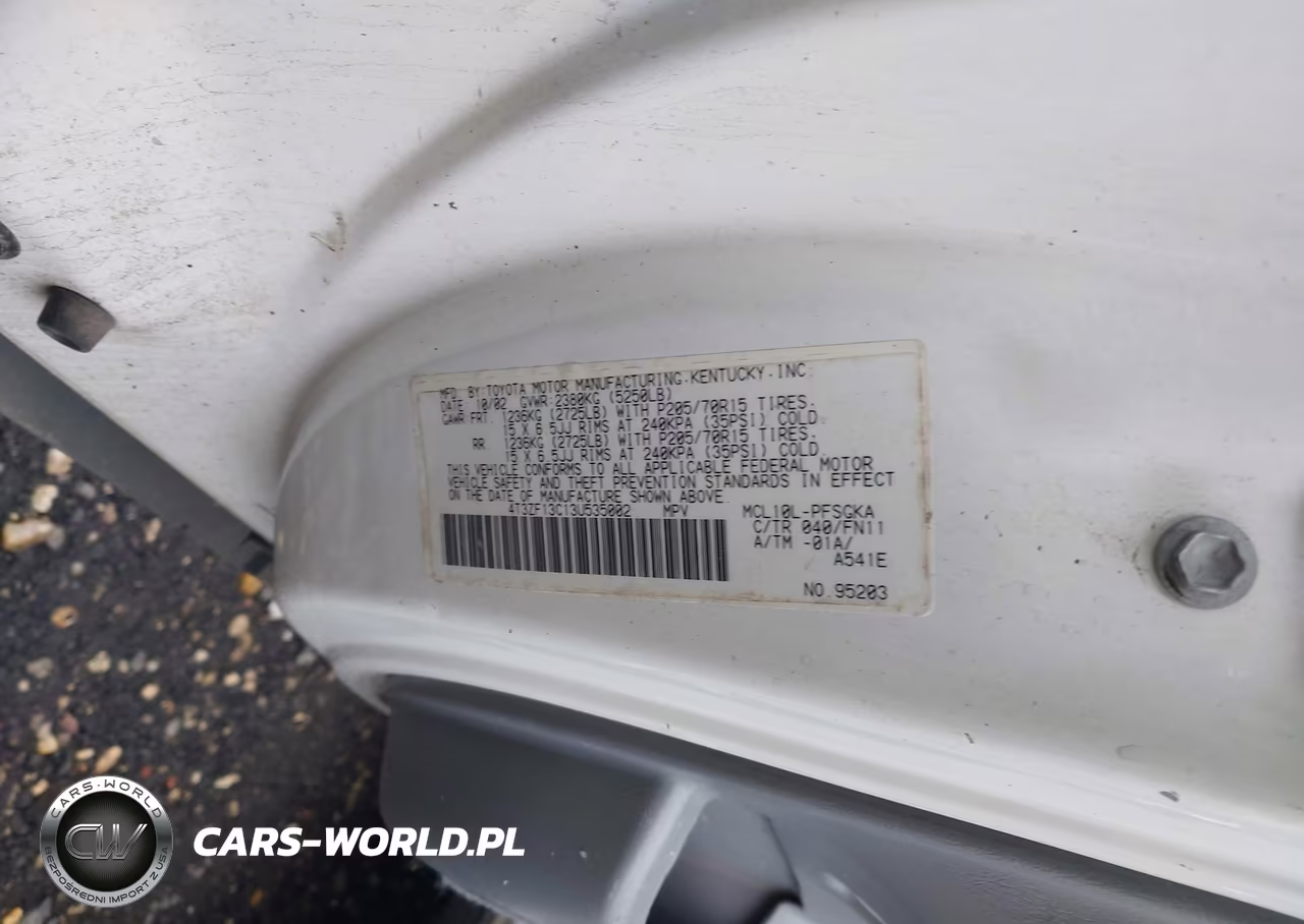 2003 Toyota Sienna Le VIN:4T3ZF13C13U535002 - 9