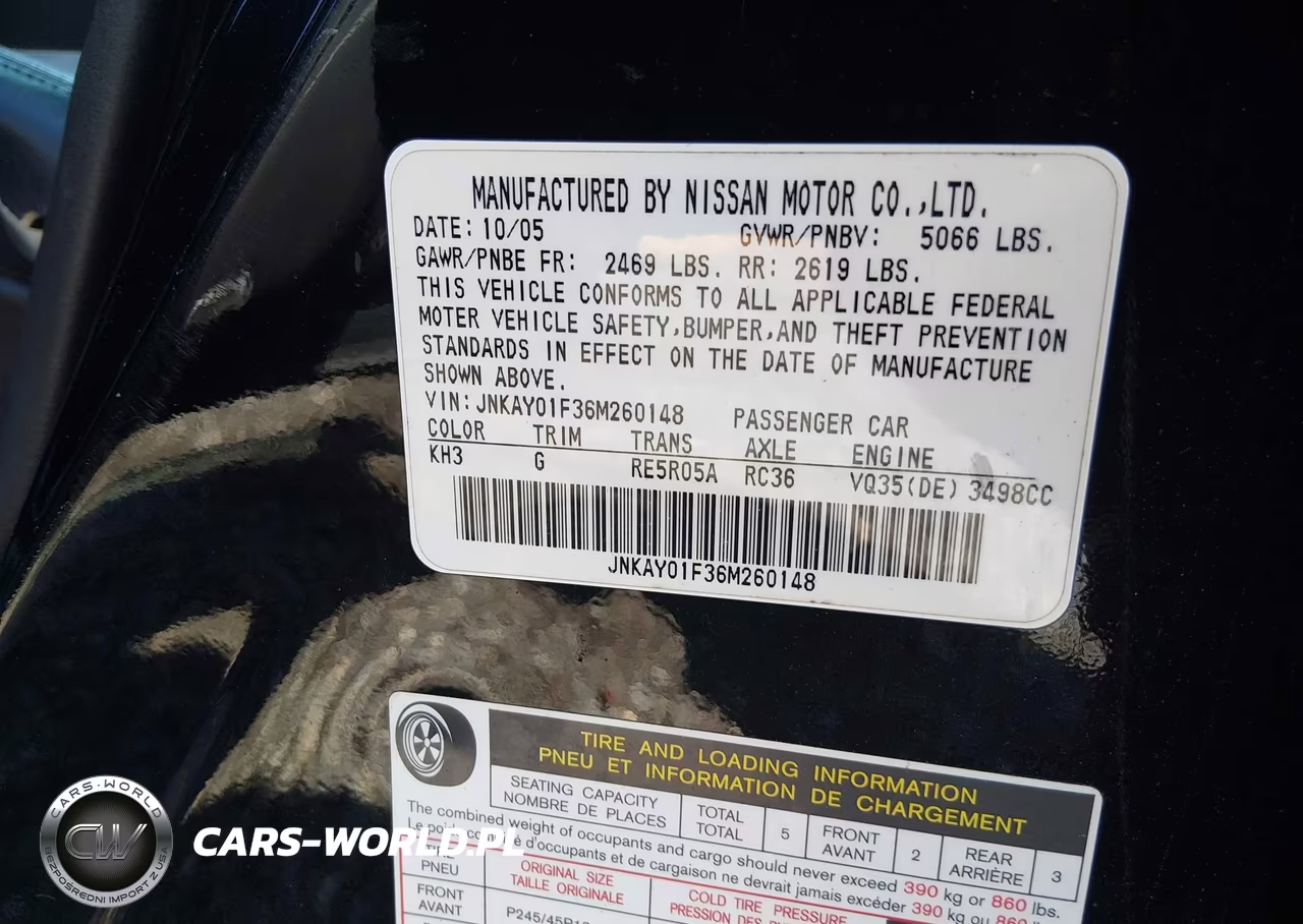 2006 Infiniti M35X VIN:JNKAY01F36M260148 - 9