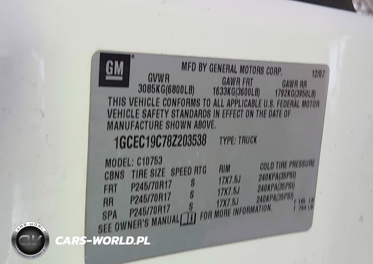 2008 Chevrolet Silverado 1500 Lt1 VIN:1GCEC19C78Z203538 - 9