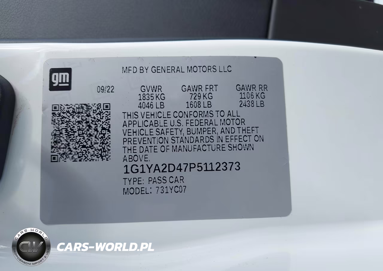 2023 Chevrolet Corvette Stingray Rwd 1Lt VIN:1G1YA2D47P5112373 - 9