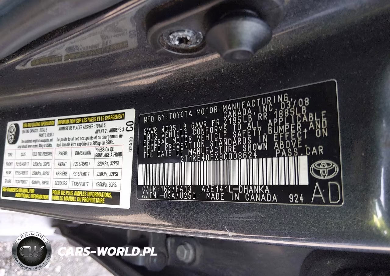 2009 Toyota Matrix S VIN:2T1KE40EX9C008624 - 9