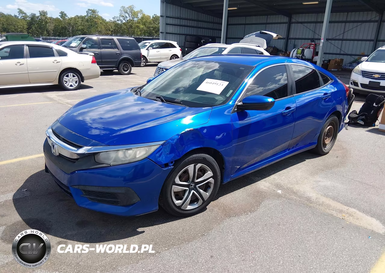 2016 Honda Civic Lx VIN:19XFC2F55GE033383 - 2