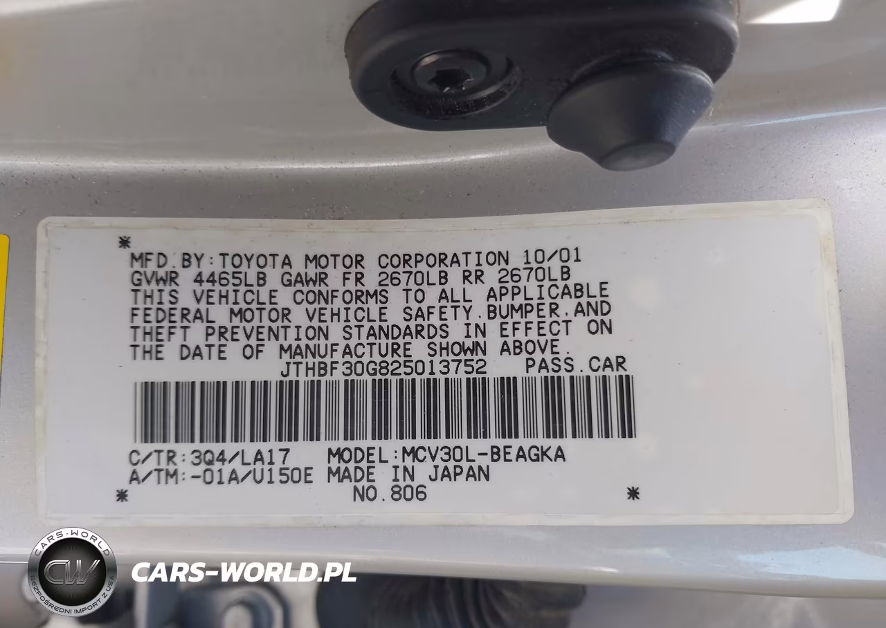 2002 Lexus Es 300 VIN:JTHBF30G825013752 - 9