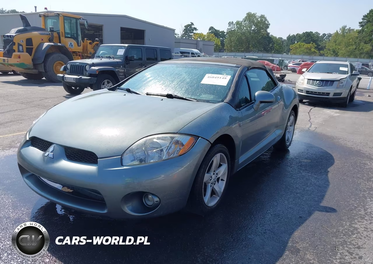2007 Mitsubishi Eclipse Gs VIN:4A3AL25F87E025324 - 2