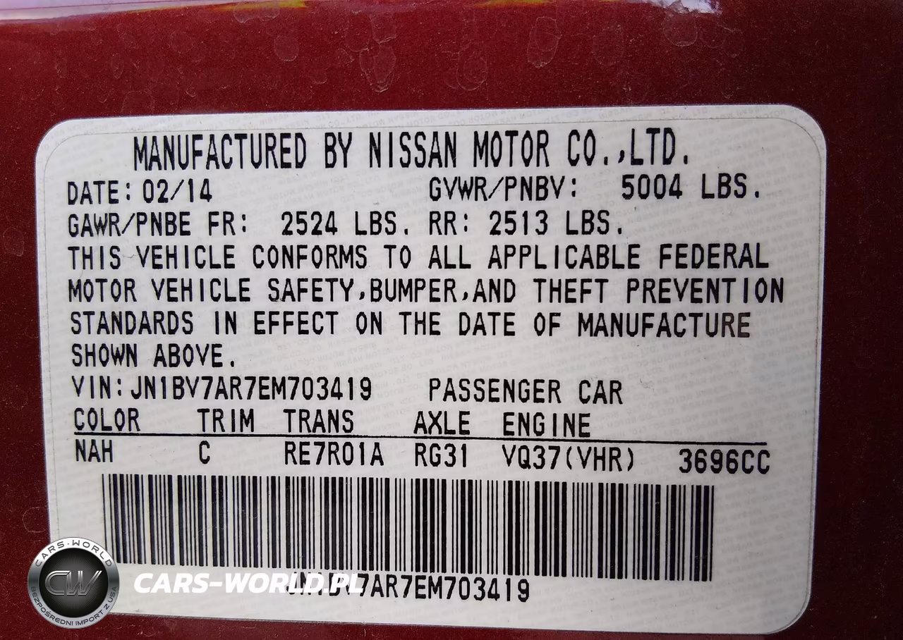 2014 Infiniti Q50 Premium VIN:JN1BV7AR7EM703419 - 9