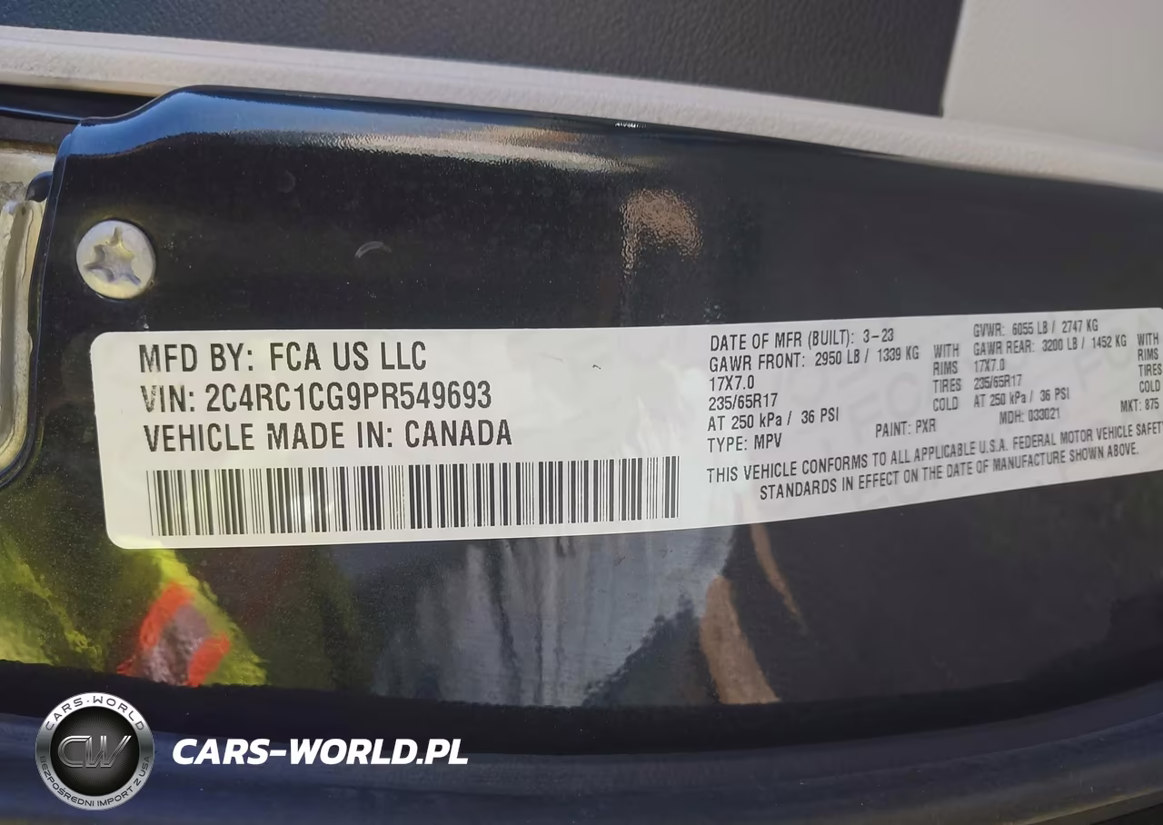 2023 Chrysler Voyager Lx VIN:2C4RC1CG9PR549693 - 9